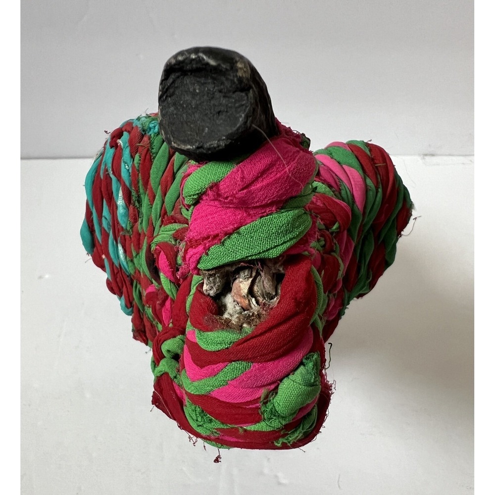 VTG Chini Colorful Twisted Rope Fabric Boho Elephant - Vintage - Picture 9 of 9